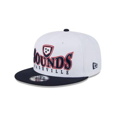 Nashville Sounds New Era 9Fifty Crest White & Navy Snapback Hat
