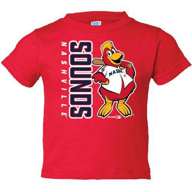 Nashville Sounds Toddler Red Booster Stand Tee