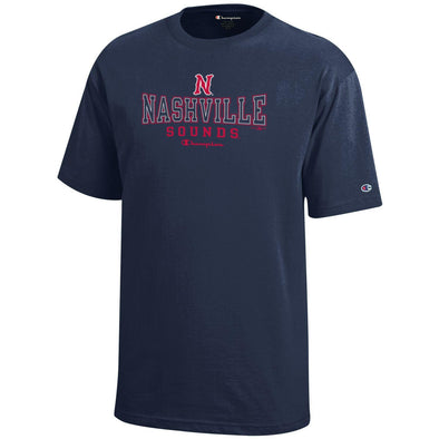 Nashville Sounds Youth Champion Navy Classic Tee