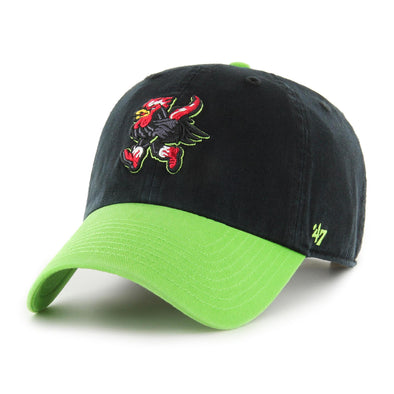 Nashville Sounds '47 Brand Hot Chickens Black Two Tone Chicken Logo Clean Up Hat