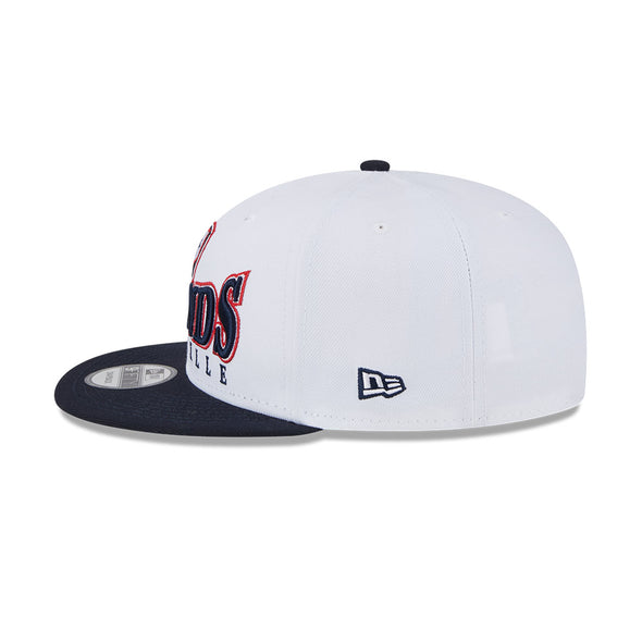 Nashville Sounds New Era 9Fifty Crest White & Navy Snapback Hat