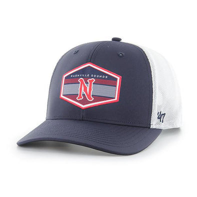 Nashville Sounds '47 Brand Navy Burgess Trucker Hat