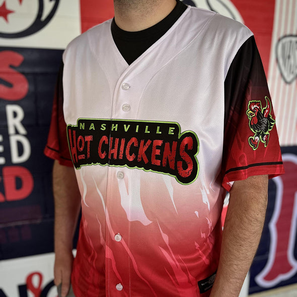 Nashville Sounds Adult Replica Hot Chickens Jersey