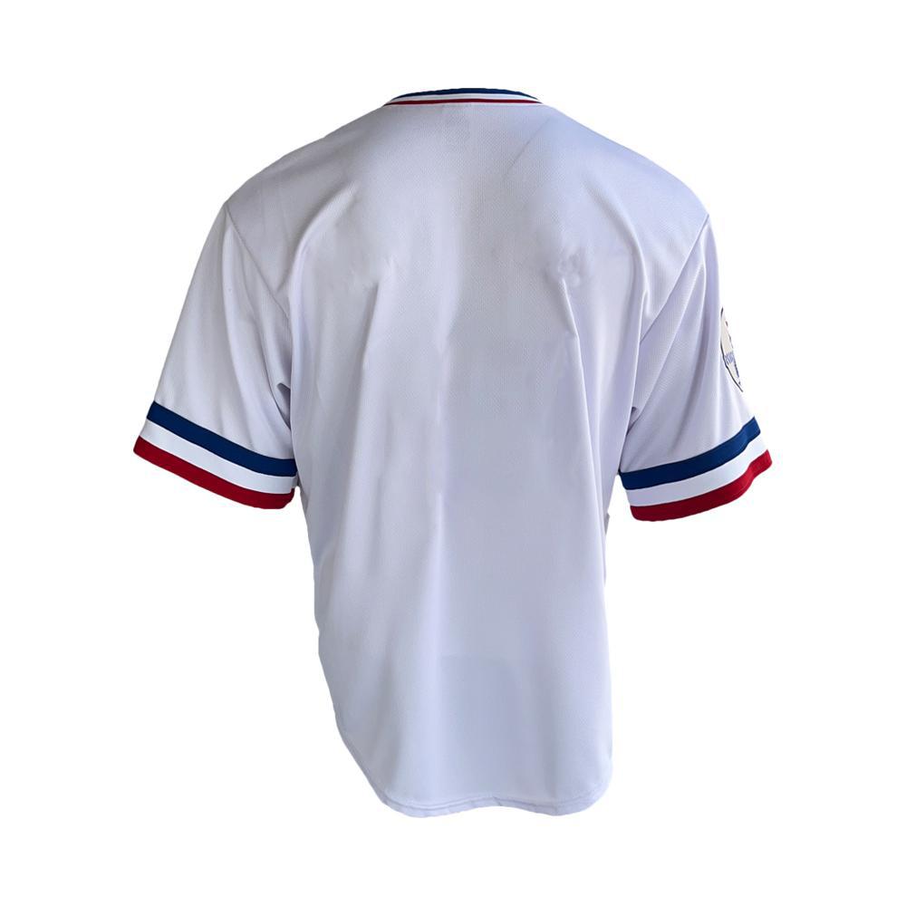 Texas Rangers Polo Shirt Mens Large Blue Embroidered Logo MLB Baseball '47