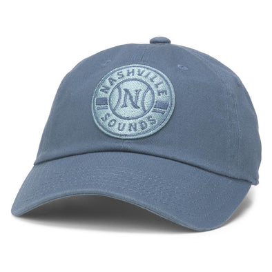 Nashville Sounds American Needle Youth Breaker Blue Ballpark Primary Tonal Hat