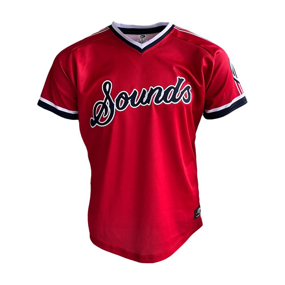 OT Sports Nashville Sounds Adult Replica Red Alternate Jersey Small / No