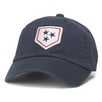 Nashville Sounds American Needle Youth Navy Ballpark Plate Slouch Hat